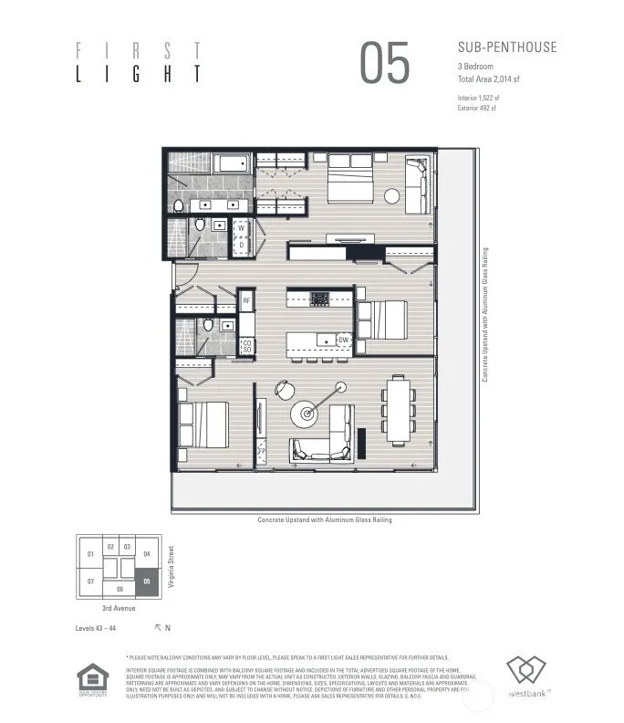 Property photo for 300 Virginia St Avenue #4405, Seattle photo 13