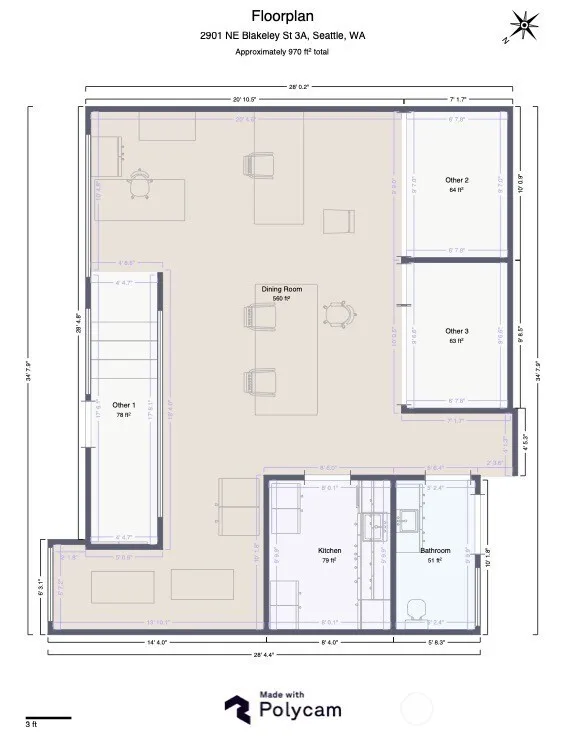 Property photo for 2901 Ne Blakeley Street #3a, Seattle photo 8