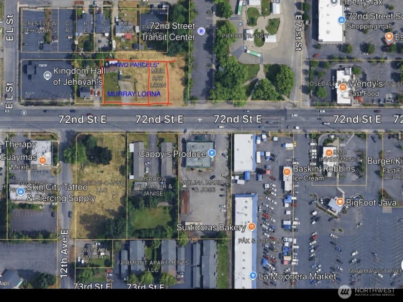 Property photo for 1219 &1229 E 72nd, Tacoma