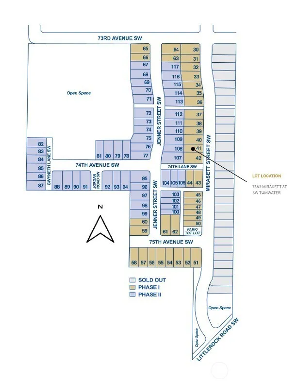 Property photo for 7383 Mirasett Street Sw #lot 41, Tumwater photo 26