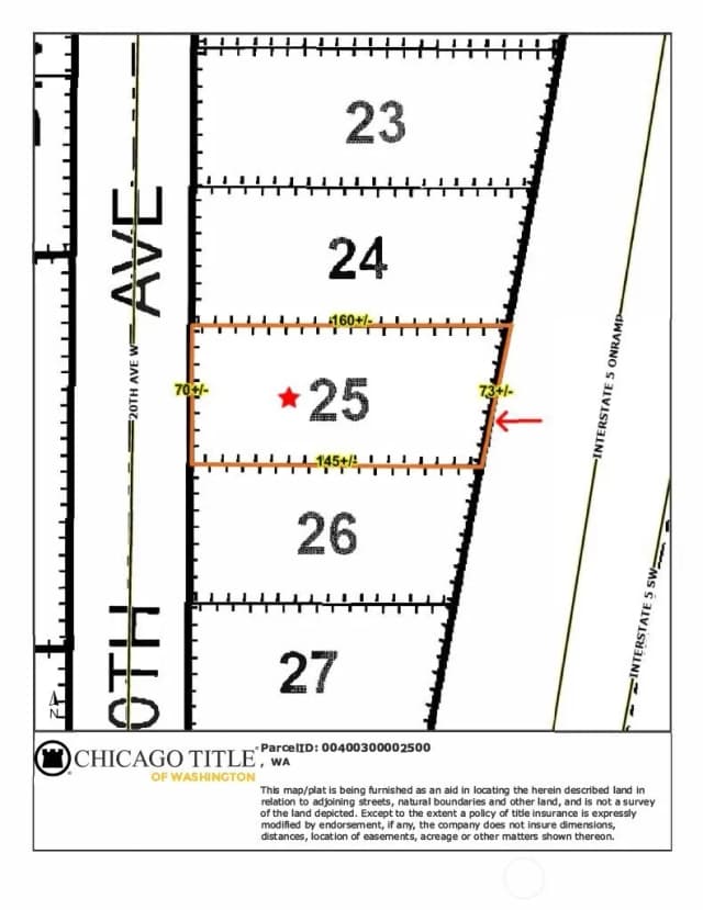 Property photo for 0 Lot 25 20th Avenue W, Lynnwood photo 3