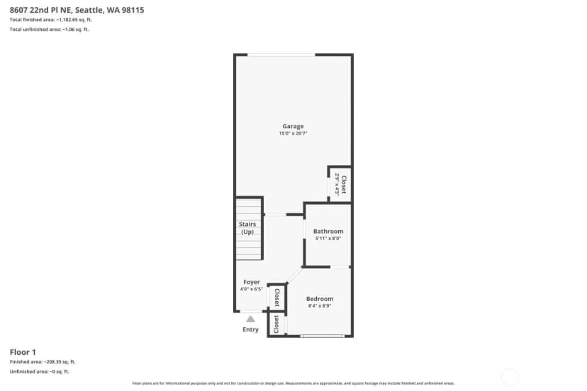 Property photo for 8607 22nd Place Ne, Seattle photo 36