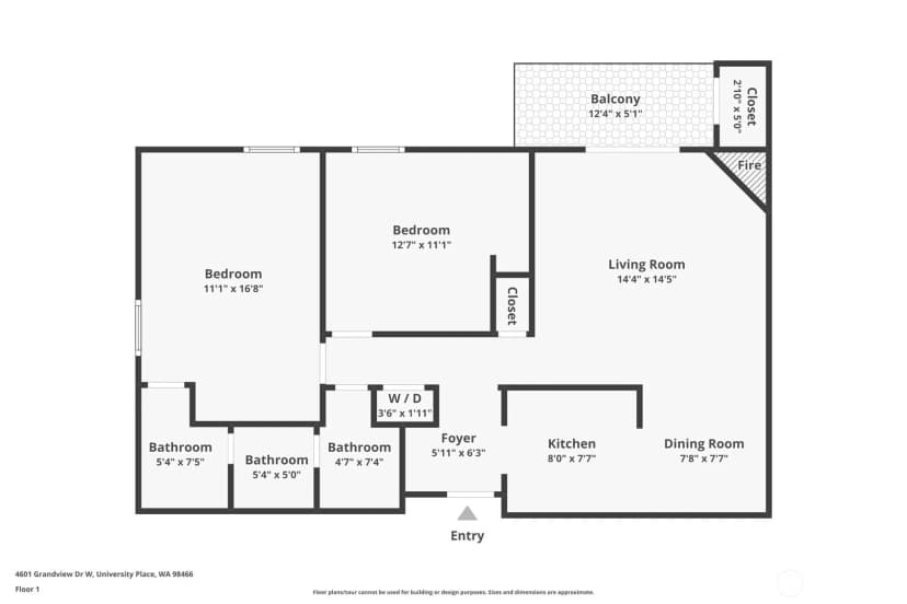 Property photo for 4601 Grandview Drive W #r317, University Place photo 32