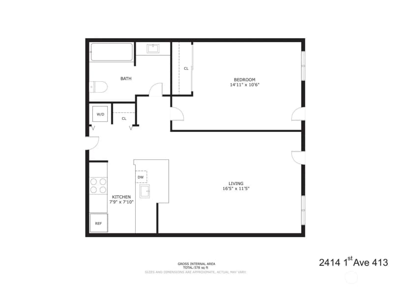 Property photo for 2414 1st Avenue #413, Seattle photo 33
