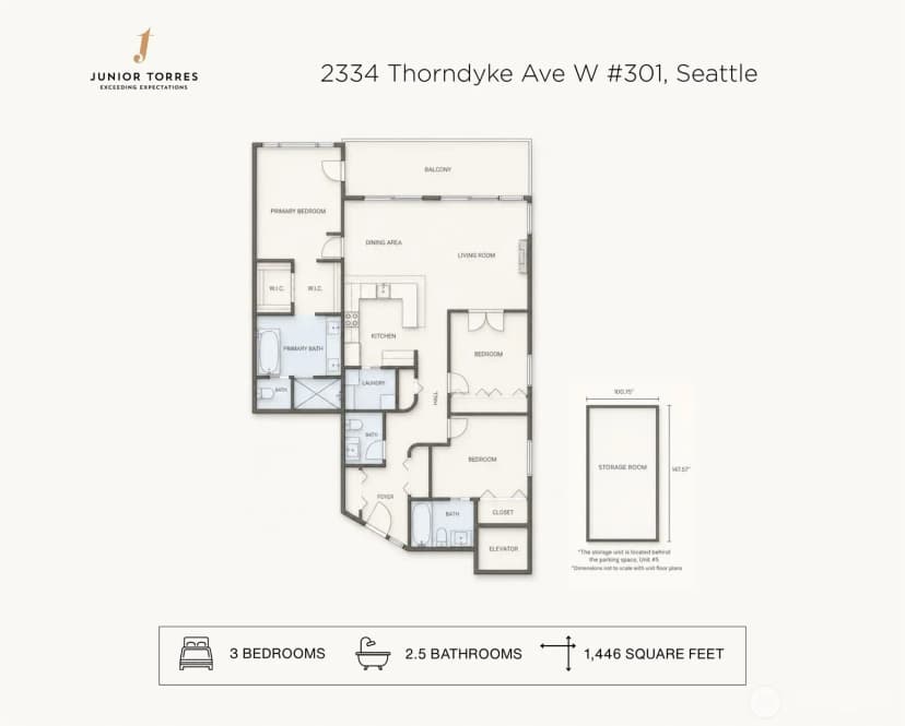 Property photo for 2334 Thorndyke Avenue W #301, Seattle photo 30