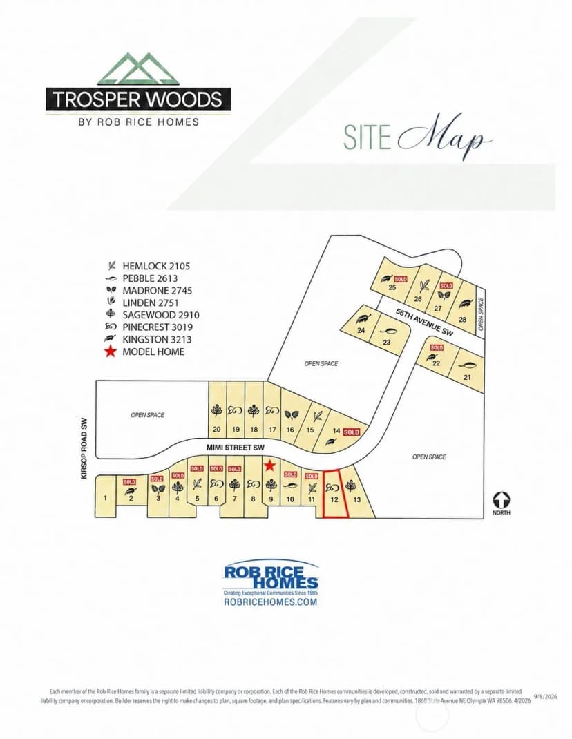 Property photo for 5622 Mimi Street Sw #lot 12, Tumwater photo 28
