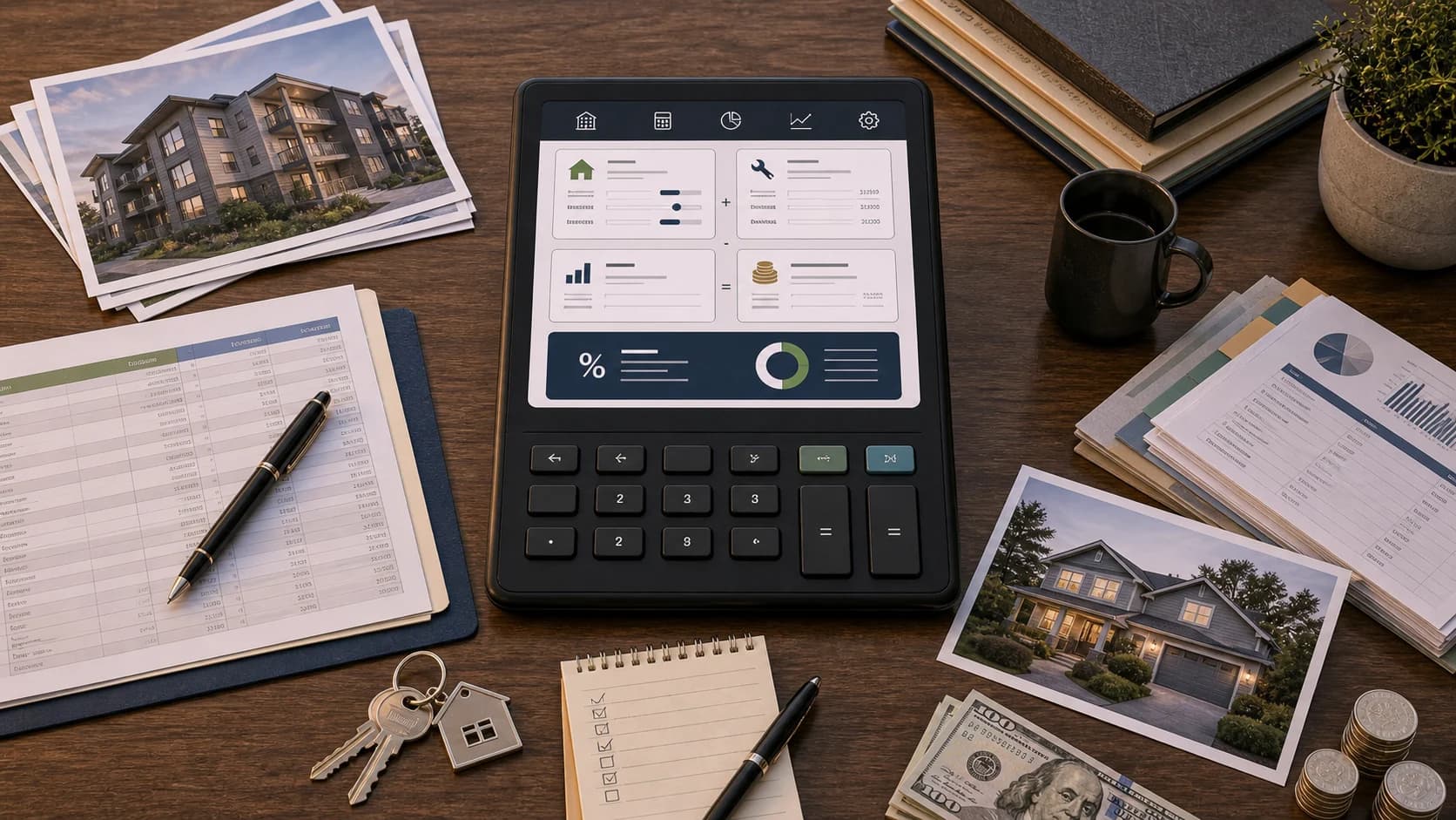 Seattle and Bellevue real estate investor reviewing rental income, NOI, and cap rate analysis with an advisor