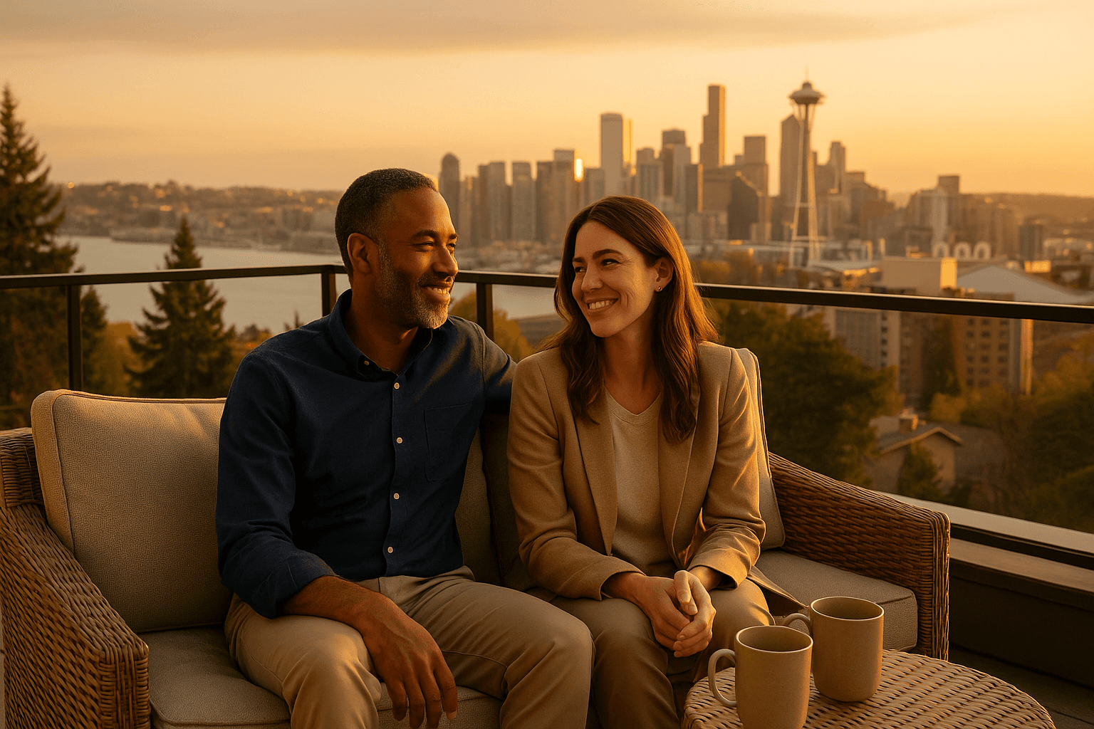 Belltown Seattle condo skyline with Elliott Bay waterfront view in 2026