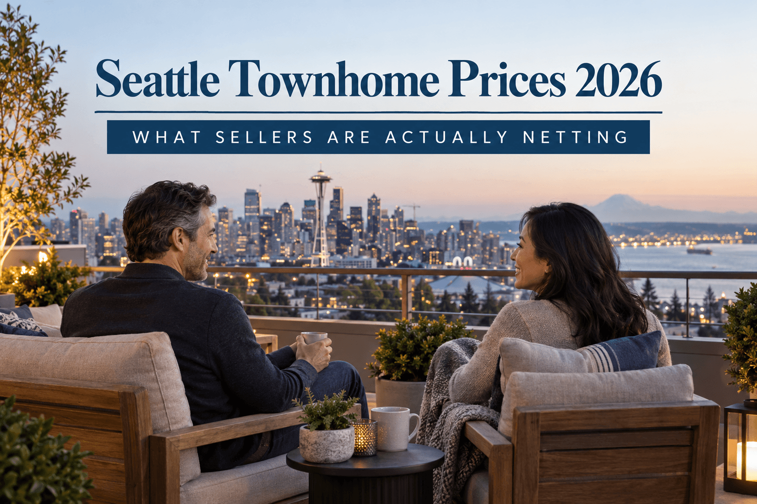 Seattle townhome exterior in a walkable neighborhood corridor, 2026