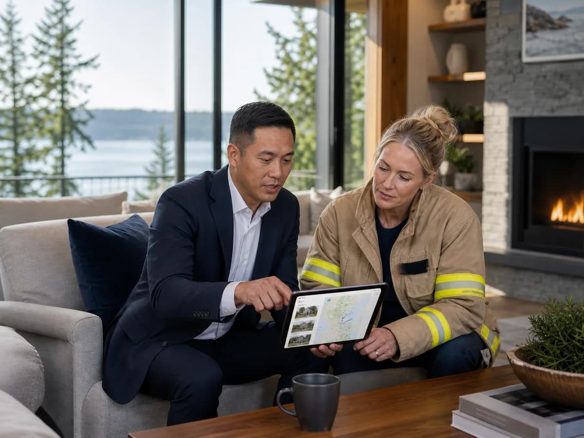 RexMont specialist helping a frontline buyer search for Pacific Northwest homes