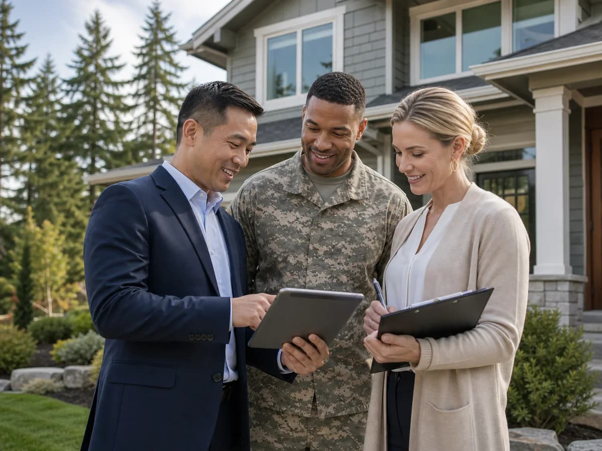RexMont specialist and lender finalizing appraisal and financing with frontline buyers