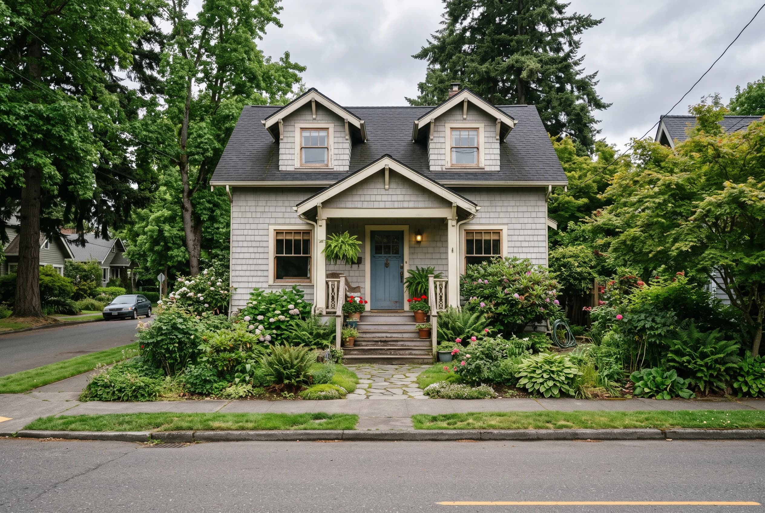 Older Bothell home with mature landscaping representing a cash sale evaluated with broker guidance