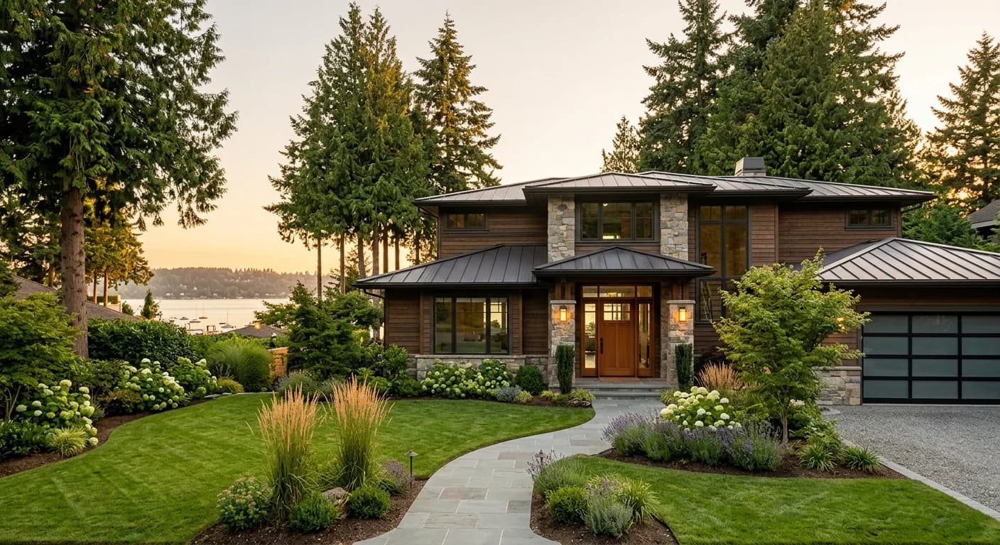 Kirkland home near Lake Washington with a net-proceeds worksheet representing the true cost of selling