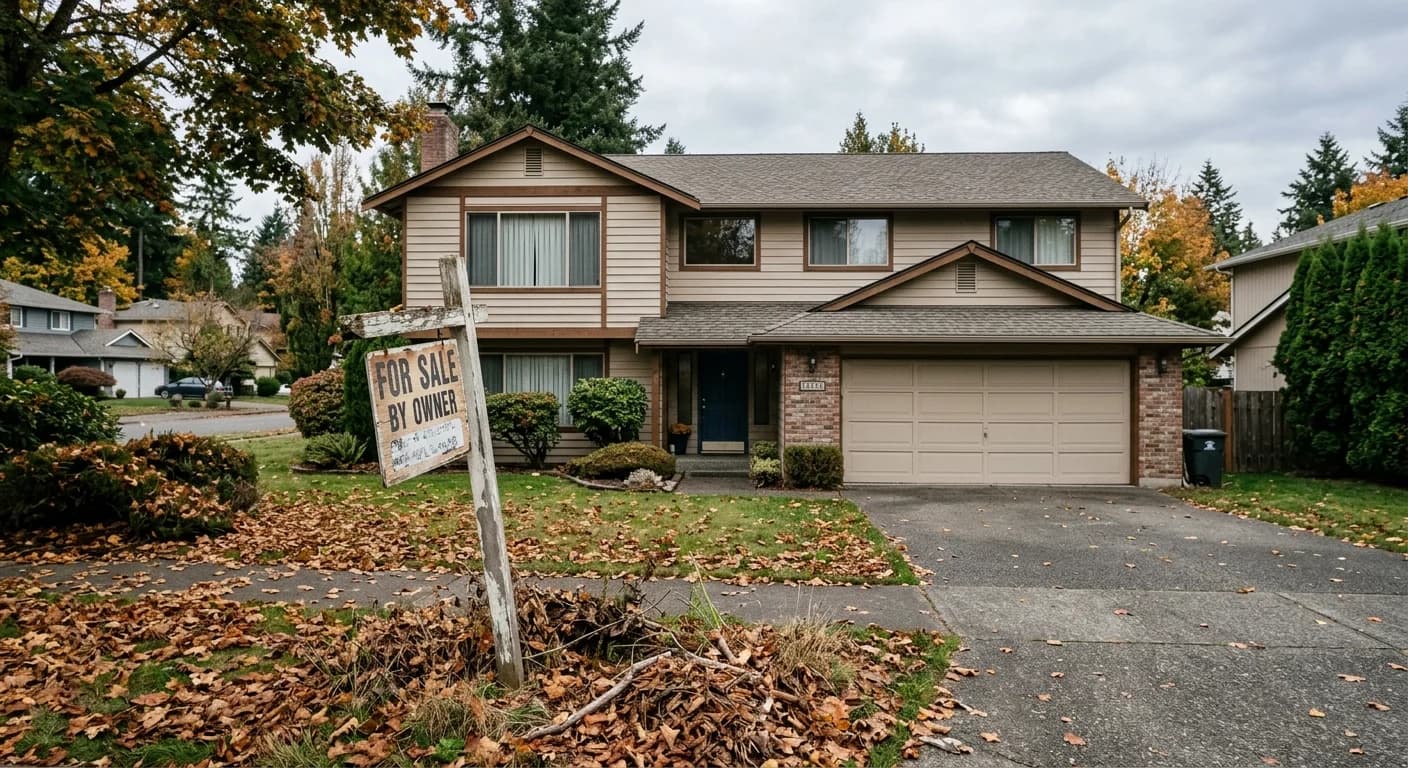 Bellevue home seller reviewing why a prior for-sale-by-owner listing did not sell