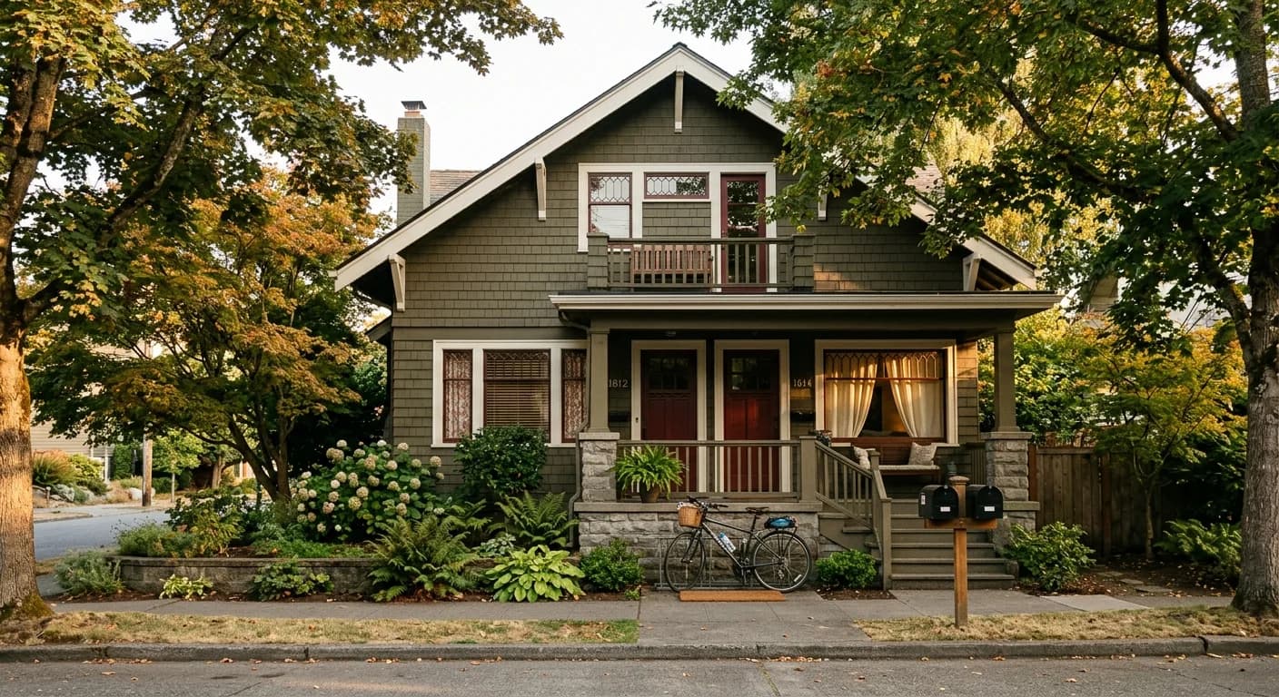 Tenant-occupied Seattle rental home prepared for sale with urban neighborhood context