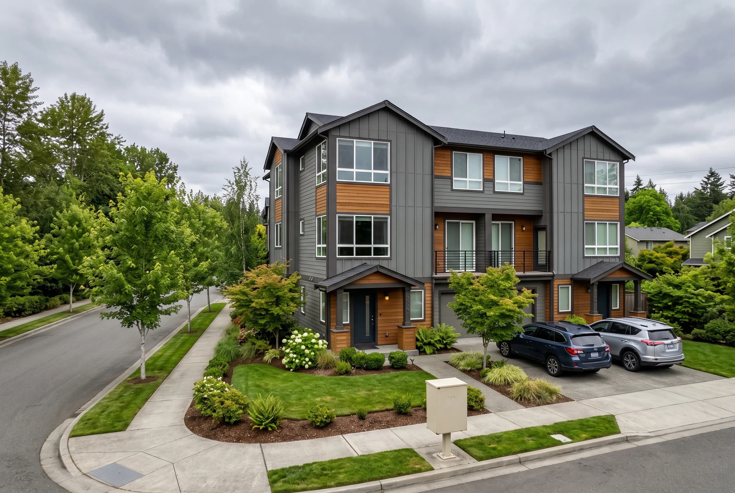 Bothell rental townhome exterior representing an investor exit sale
