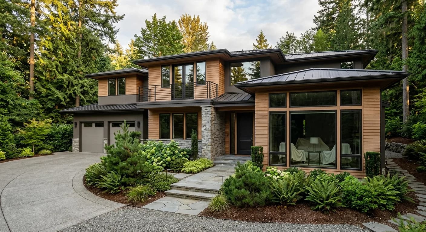 Vacant Bellevue second home prepared for sale with clean staging