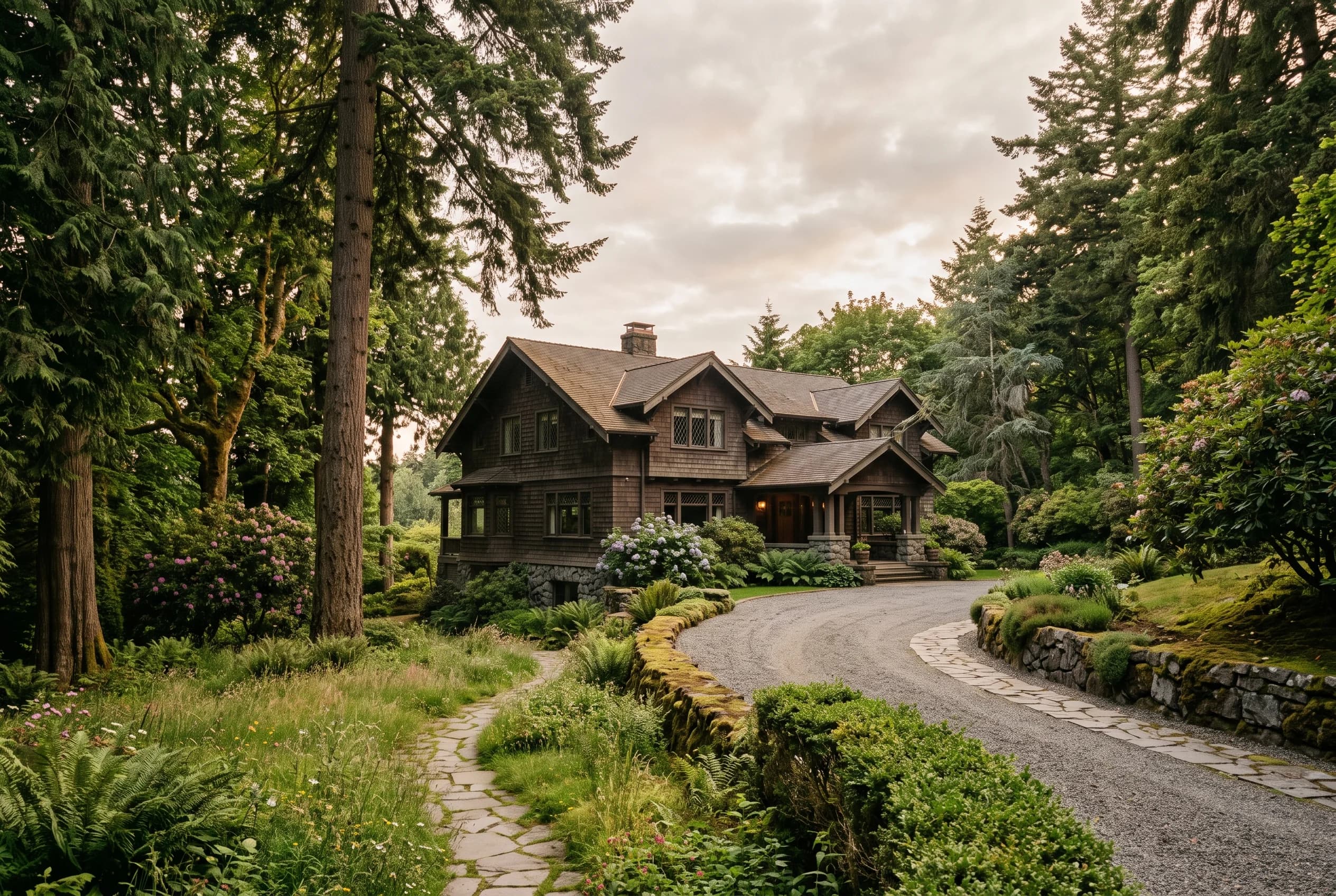 Long-held Clyde Hill family estate with mature grounds representing an inherited property