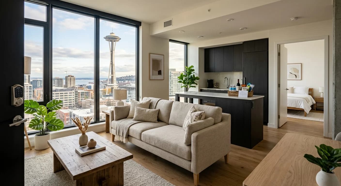 Seattle short-term rental investment property with a furnished guest suite