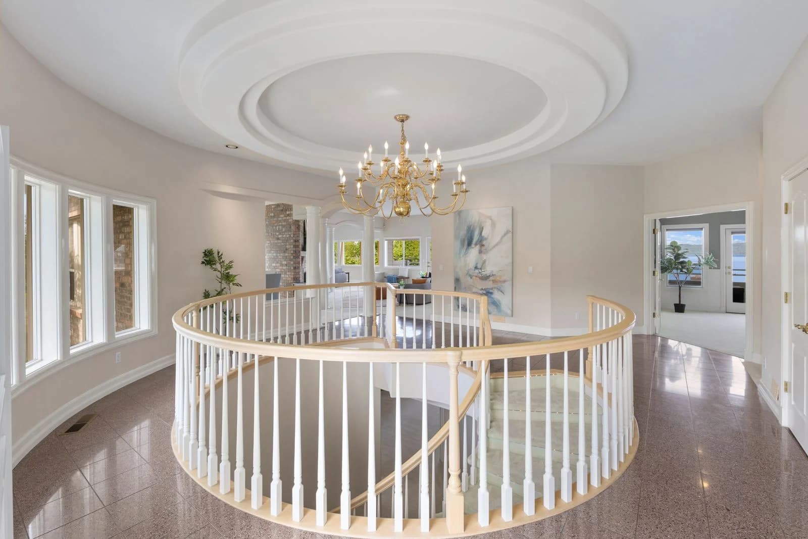 Dining area with natural light