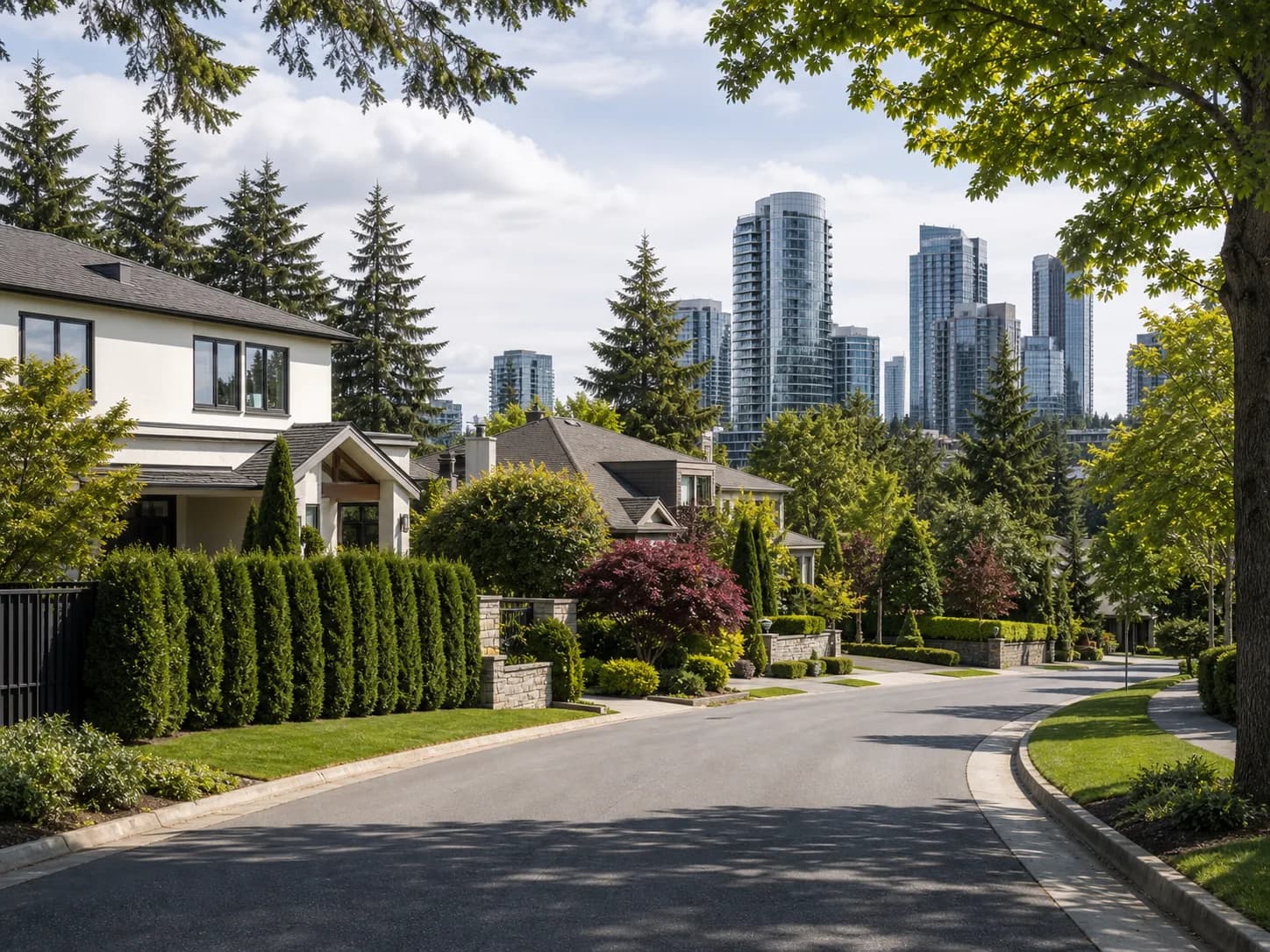 Vuecrest neighborhood homes in West Bellevue close to Downtown Bellevue