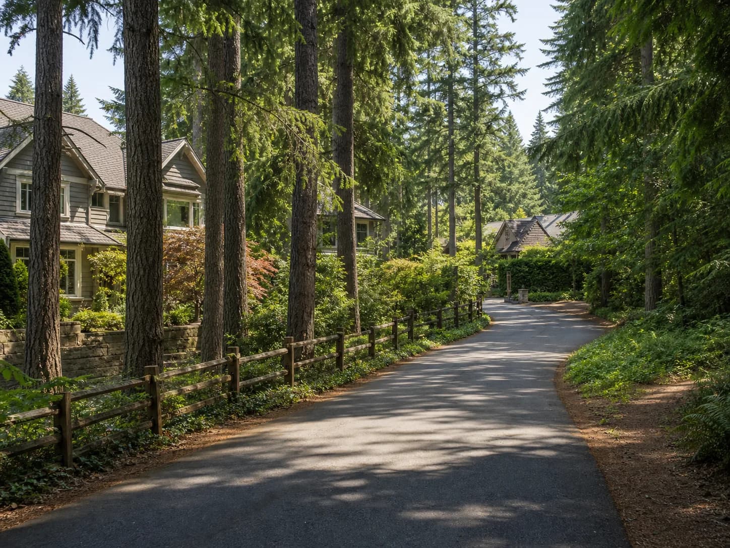 Bridle Trails Bellevue wooded estate homes