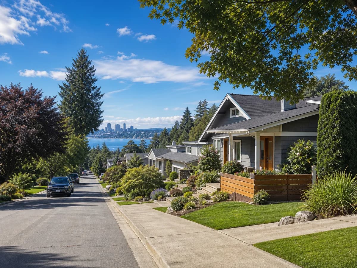 Norkirk Kirkland established homes on leafy streets north of downtown