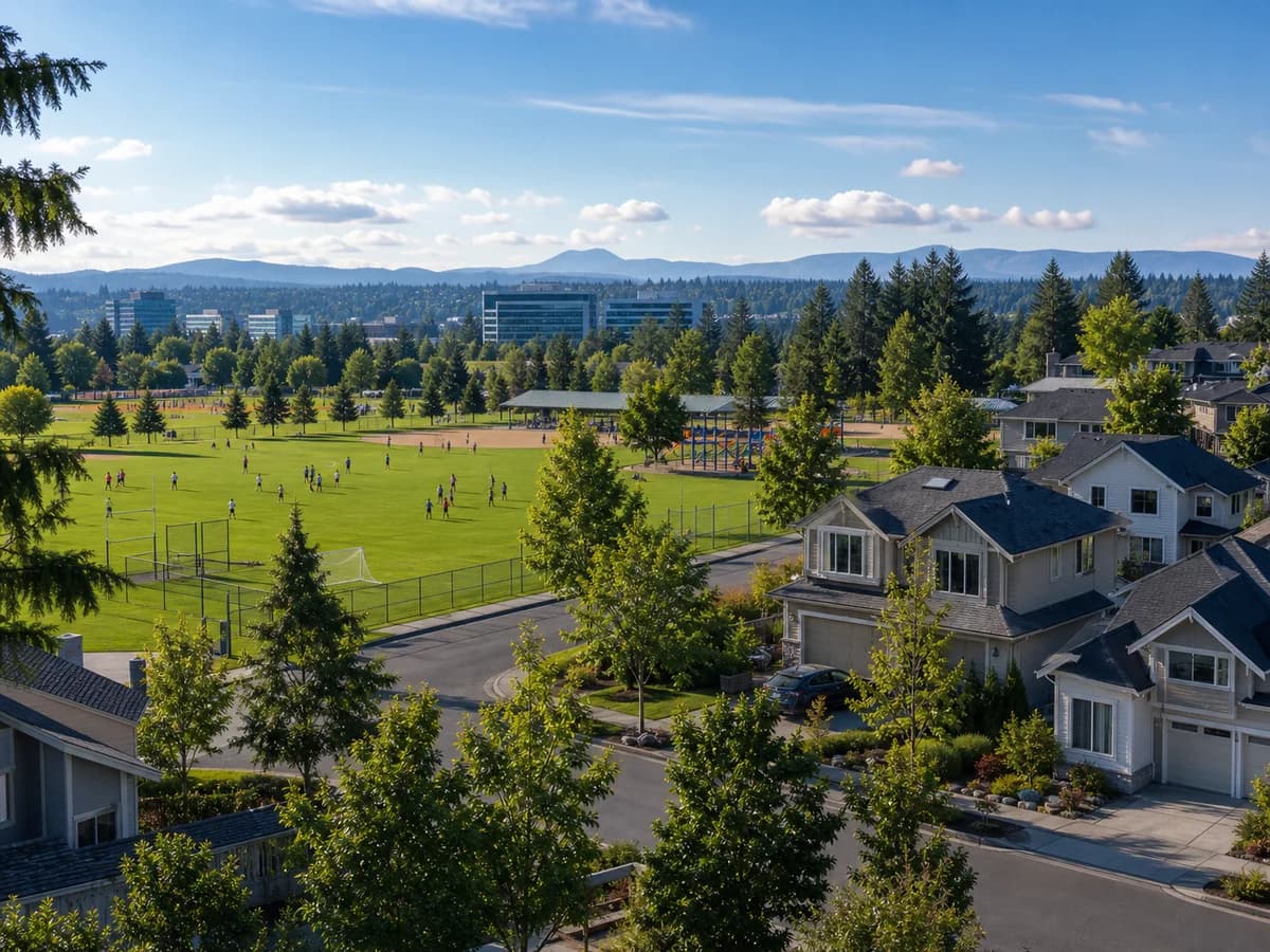 Grass Lawn Redmond homes near park fields and Microsoft commute access