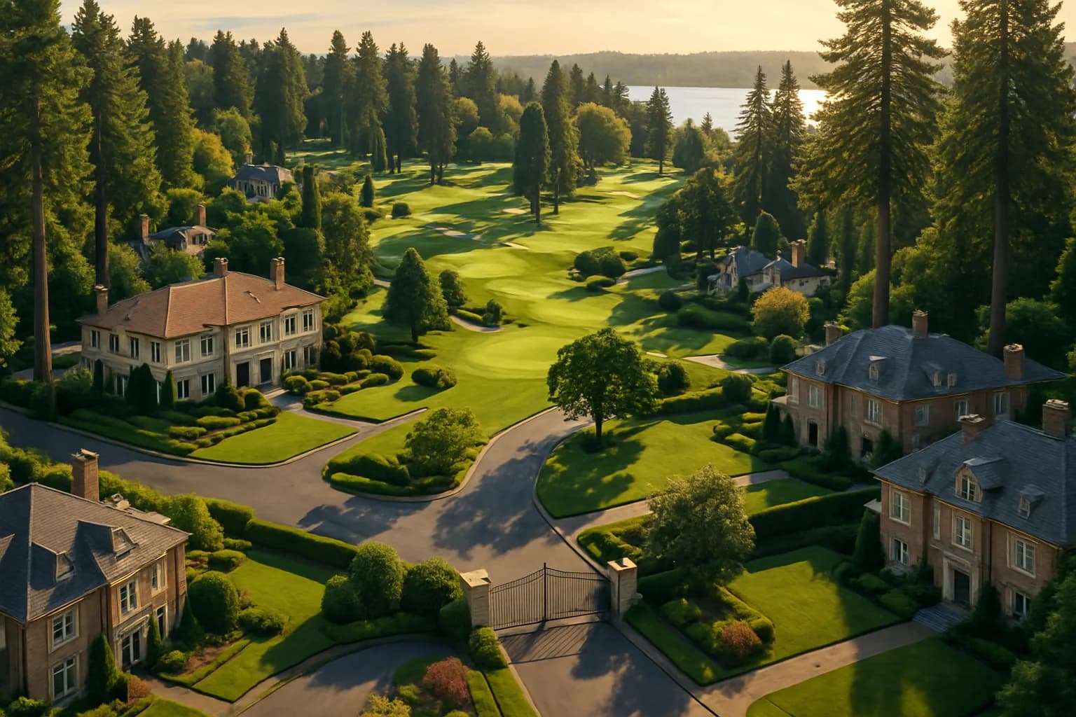 Broadmoor Seattle gated luxury homes