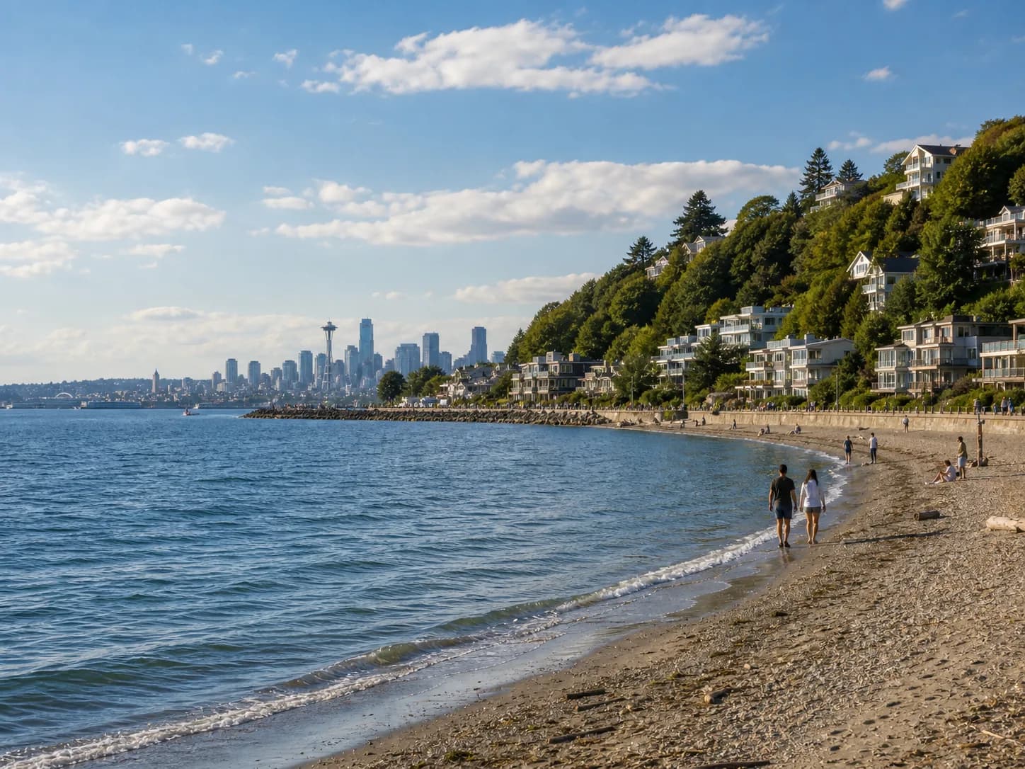 West Seattle waterfront and Alki Beach neighborhood lifestyle