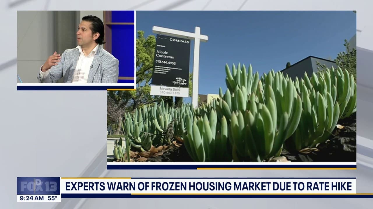 Adriano Tori on Fox 13 Good Day Seattle discussing the frozen Seattle housing market after the September 2026 rate hike