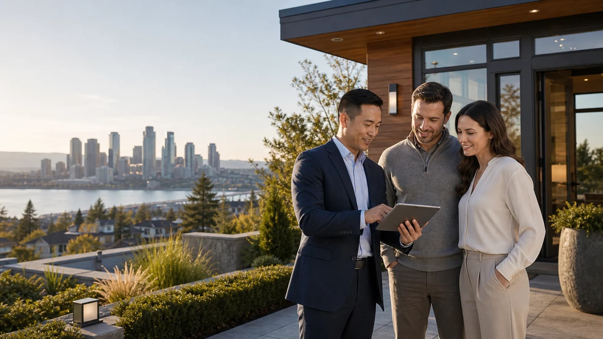 Bellevue homeowners reviewing a seller strategy with a RexMont listing specialist